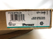 Panduit PV10-8FFB-2K Flanged Fork Terminal 12-10 AWG Wire Range #8 Stud 2000pk 2