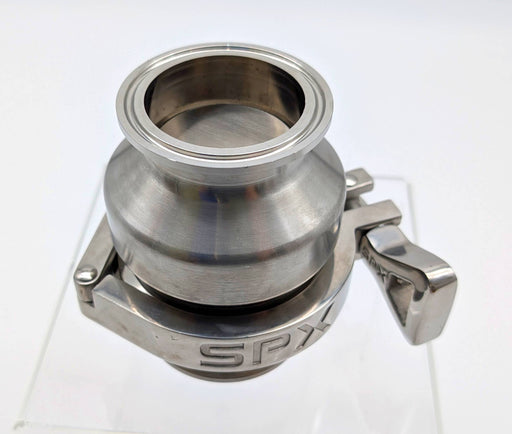 SPX Flow 2" W45 Spring Check Valve Tri-Clamp Tri-Ring Seat 4" Height 316L SS 1