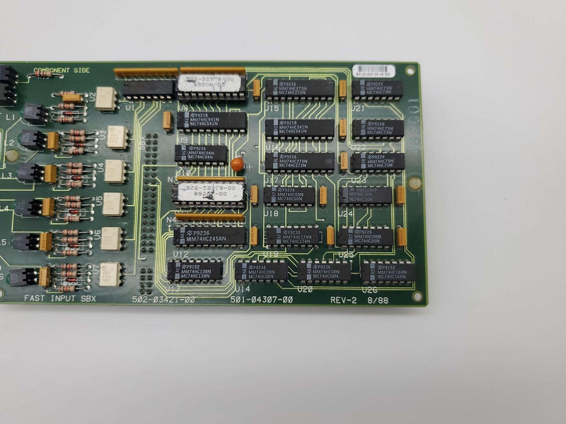 Giddings & Lewis 502-03421-00 Fast Input SBX 501-04307-00 for 8000 Series CNC 4