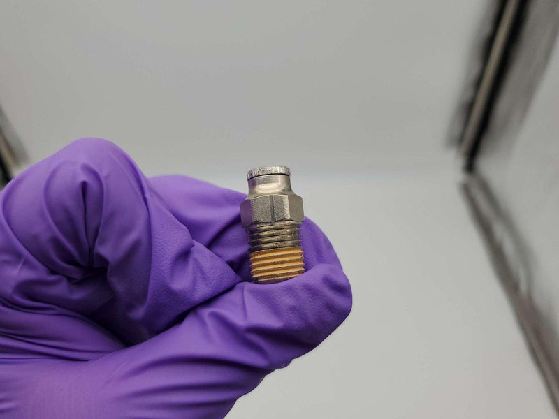 Norgren IMI 1/4" NPTF Push-In Straight Fittings 124250428 PNEUFIT Box of 10 2