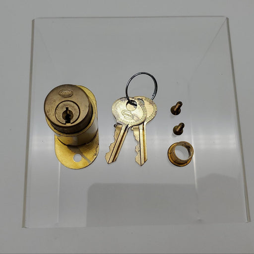 Corbin Sliding Door Lock Satin Brass 1-1/8" Keyed Alike 02291 USA Made 1