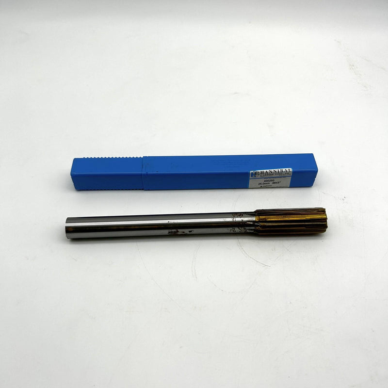 Hannibal 400250 Reamer Straight Shank and Flute Type 400 0.9843/25mm 7/8 Shank