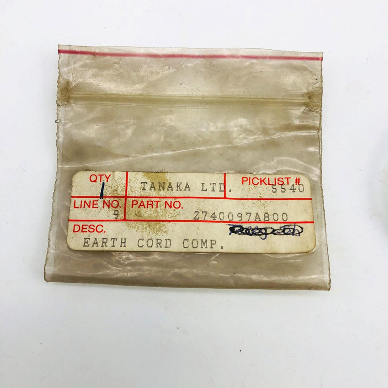 Tanaka 2740097A800 Earth Cord Comp for String Trimmer OEM New Old Stock NOS 6