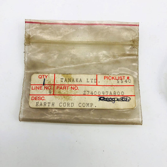 Tanaka 2740097A800 Earth Cord Comp for String Trimmer OEM New Old Stock NOS 6