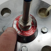 Ashcroft 1127 Pressure Gauge 30PSI 4.5" Dial & Glass 1/2" NPT & 202 Diaphragm #R1-4-1# 8