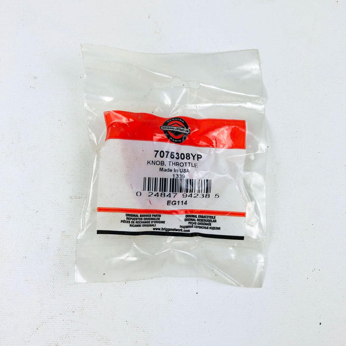 Briggs and Stratton 7075308YP Throttle Knob Red Plastic OEM NOS USA For Snapper 2