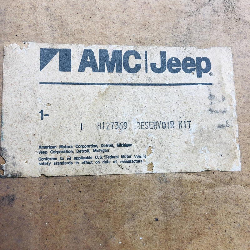 AMC Jeep 8127369 Reservoir Power Steering OEM NOS 81-86 GM 4 Cylinder Open 4