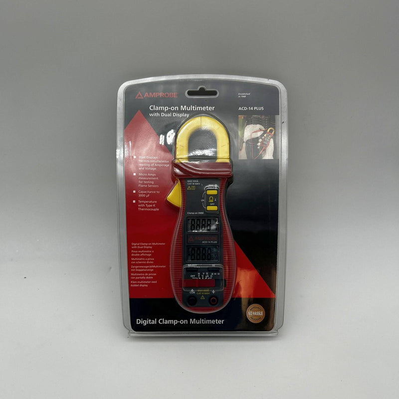 Amprobe ACD-14 Plus Multimeter 600A Clamp On w/ Dual Display and Temperature 11