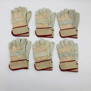WestChester 5000 Leather Gloves Small Slct Grain Cowhide Rubberized Cuff 6 Pairs 7