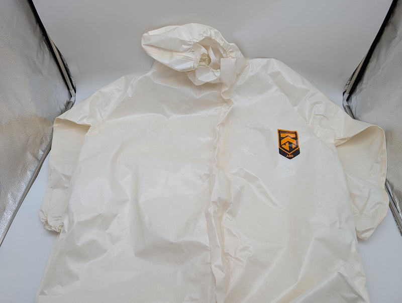 Kleenguard Coverall Protective Suit 4XL Zipper Front Hood Boots 45667 Pack of 10 1