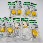 Bryant BRY5965Y Nylon Plug Nema 5-15P 15A 125V 2 Pole 3 Wire Grounding Box of 10 6