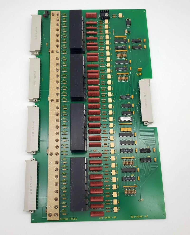 Giddings & Lewis 502-03567-00 32 AC Output Fused Board 501-04561-00 8000 Series 1