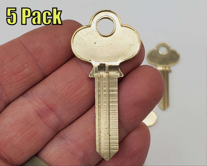 5x Corbin 67AB-6-X4 Key Blanks 67AB Keyway All 67 Series 6 Pin Nickel Silver