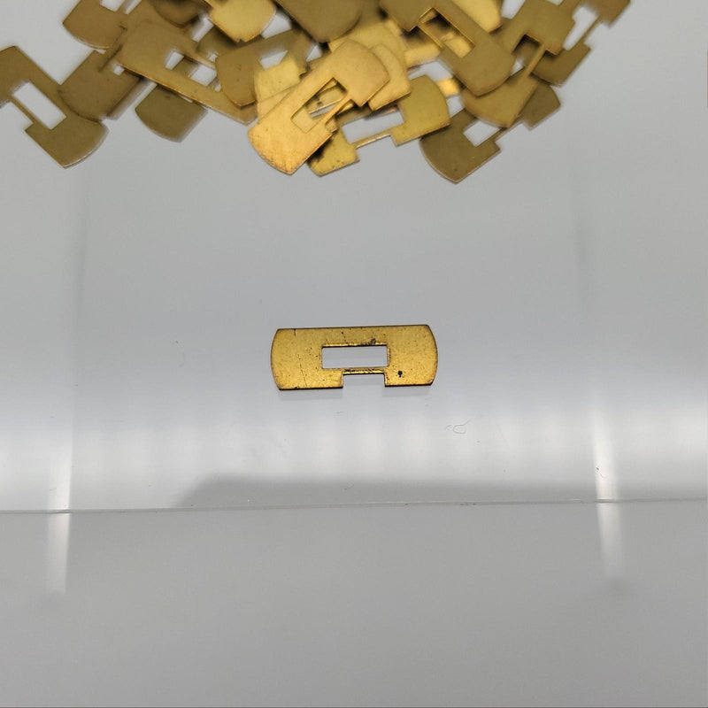 50x American Cylinder Lock Wafers 3501010 Brass 0.255" Depth 0.65" L x 0.25" W 2