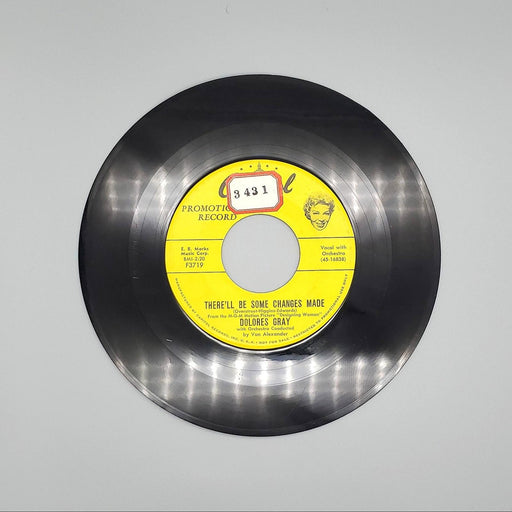 Dolores Gray Fool's Errand Single Record Capitol Records 1957 F3719 Promo 2