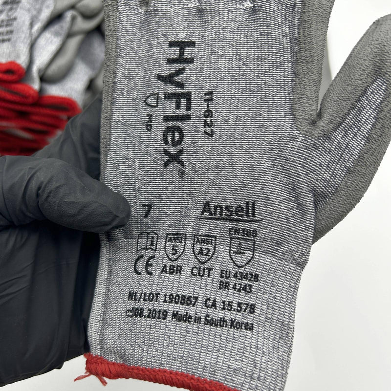 Ansell Hyflex 11627 Cut Resistant Gloves Size 7 Small Abrasion/6 Cut/2 12 Pairs