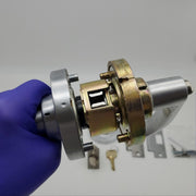 Dorma Door Lever Entry Lock 2-3/4" Backset Satin Chrome RH CL853D Commercial 3