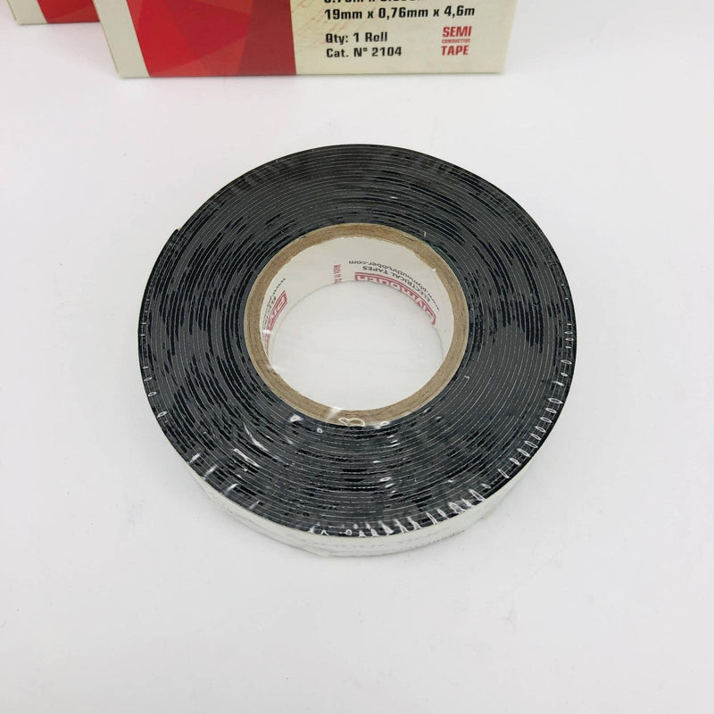 Plymouth 2104 Plyshield Rubber Electrical Tape 15 ft. x 0.75 in Black 5 Rolls 6