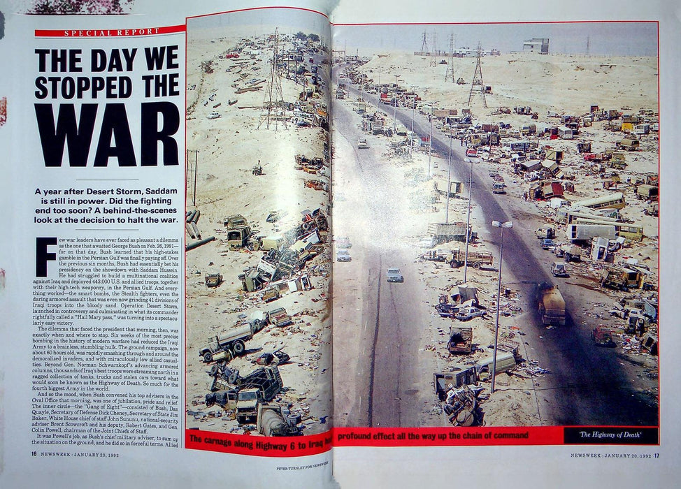 Newsweek Magazine January 20 1992 Desert Storm War Ends America in Recession 5