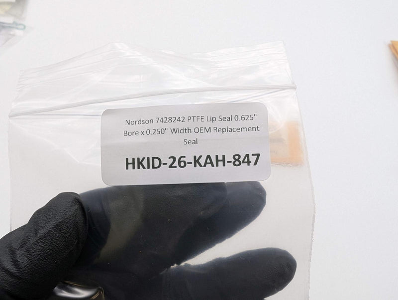 Nordson 7428242 PTFE Lip Seal 0.625" Bore x 0.250" Width OEM Replacement Seal
