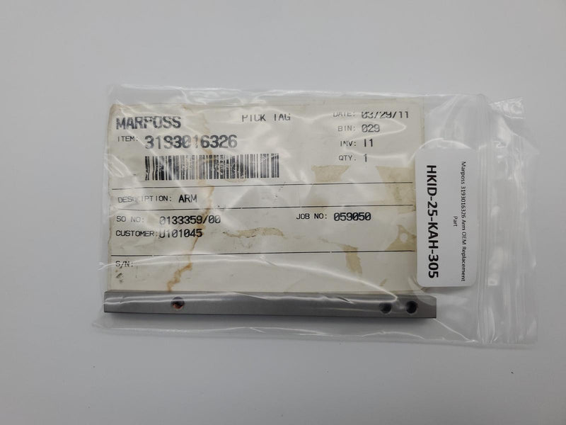 Marposs 3193016326 Arm OEM Replacement Part 4
