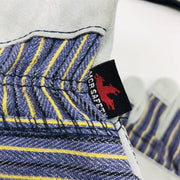 MCR Safety 1400 Split Leather Palm Work Gloves Size XL Safety Cuff 2.5"L 6 Pair 3