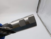 Weldon 2" Crest-Kut End Mill 6 Flute .120 RAD 2" Shank 8" LOC 11.75" OAL HSS 5