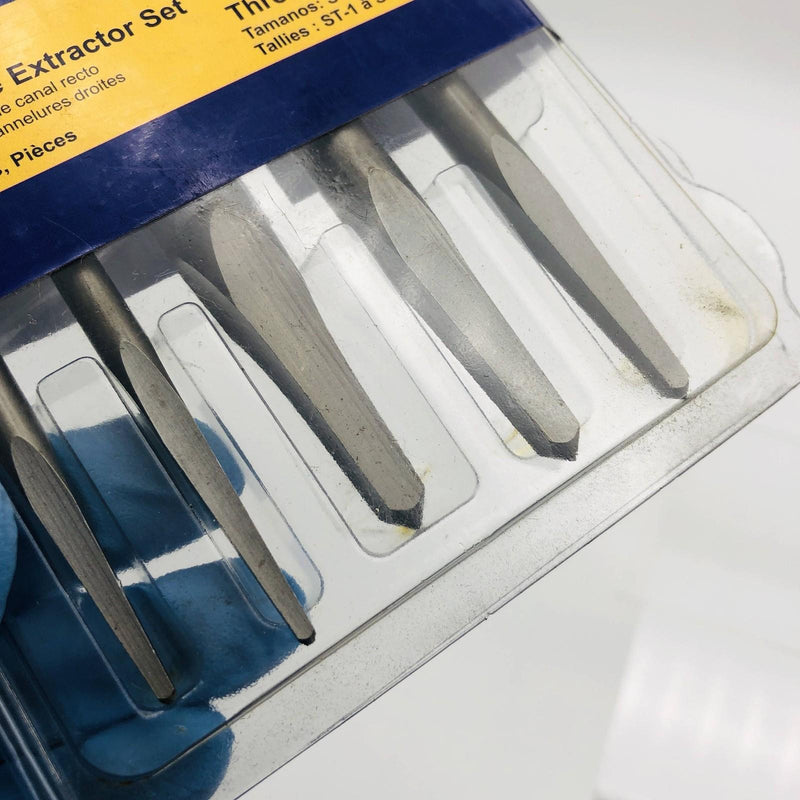 Irwin Hanson 53635 Straight Flute Screw Extractor Set Sizes ST-1 Through ST-5 5