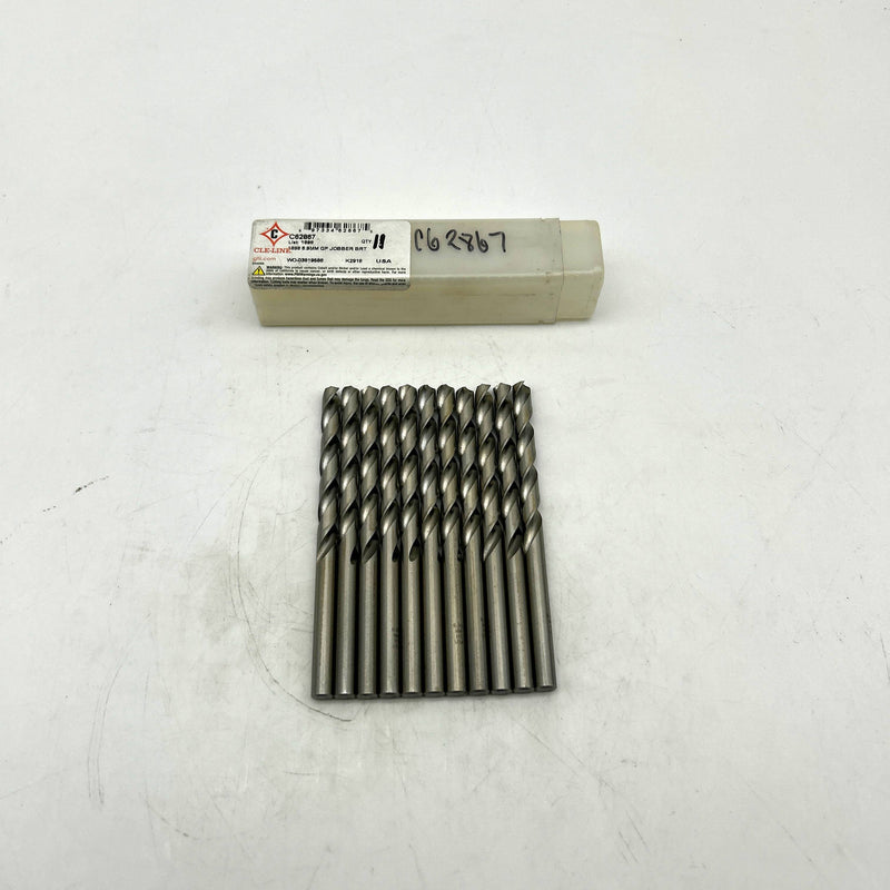 Cle-Line C62867 Jobber Drill Bit 6.9mm 1898 General Purpose HSS Bright Lot of 11