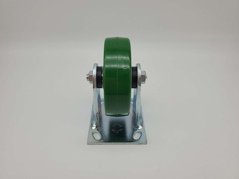 Albion 5" Polyurethane Caster Ridgid 1.5" Wide 16PD05101R 3"x3" Bolt Pattern CTC 2