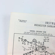 Mopar 7016655 J315463A Carburetor Repair Kit NOS for Jeep Rochester 2G/2GC/2GV 8