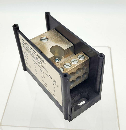 Mersen 66581 Power Distribution Block 1 Pole 175A 600V Screw Mount 1