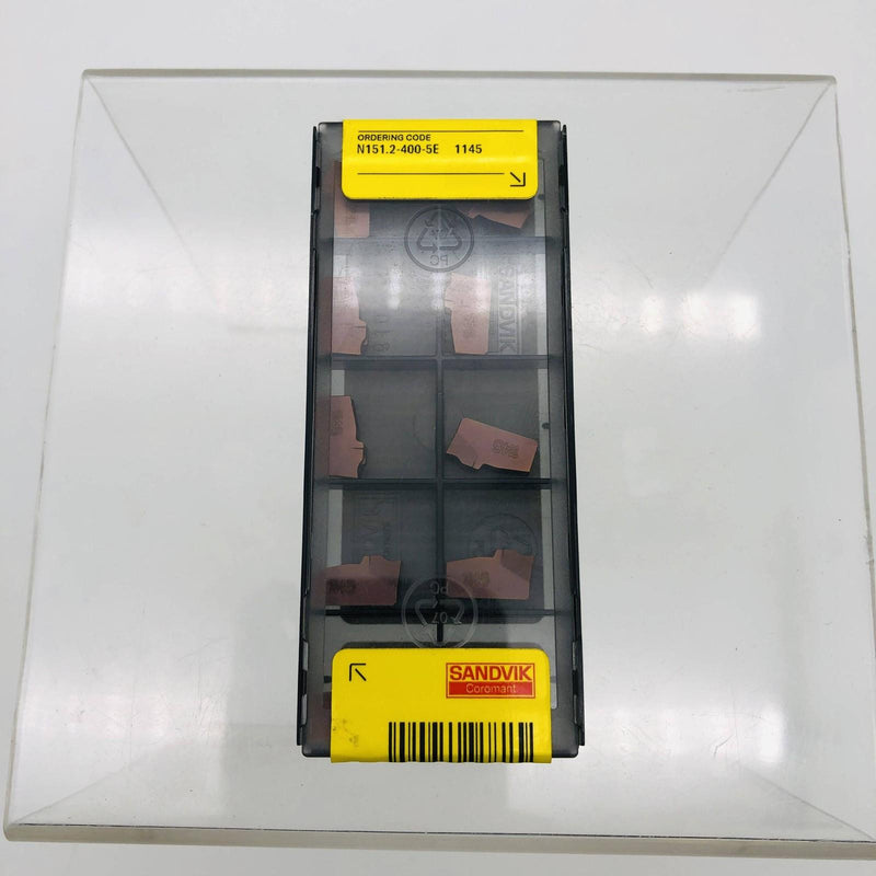 10x Sandvik 5737393 Cutoff Insert Carbide N151.2-400-5E 1145 4mm/.1575" Cutting 8