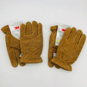 Majestic 1640 Winter Work Gloves Sz Small Side Split Lined Leather Knit 2 Pairs 1