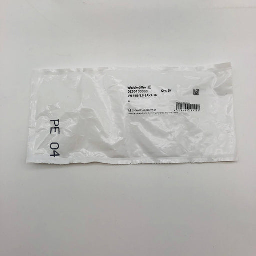 Weidmuller 285100000 Electrical Connector Sleeve VH 19/5/3.5 SAK4-16 Pack of 50 2