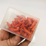 Nordson 7017976 Barrell Caps Twist-On Tip Ultra Series Orange 50/Box 4