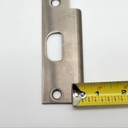 Schlage 10-025 Strike ANSI Satin Stainless Steel Square Corner 1-1/2" Lip 6
