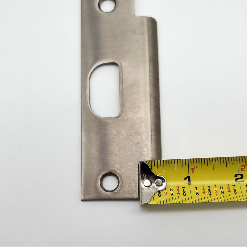 Schlage 10-025 Strike ANSI Satin Stainless Steel Square Corner 1-1/2" Lip 6