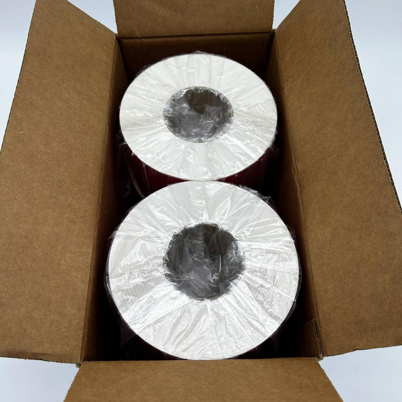 4x6 Industrial Thermal Transfer Labels Red 4 Rolls 4000 Labels Ttl Uline S-5955R 5