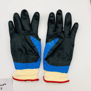 Showa 477 Work Glove Size 8/Large Insulated Dual Foam Nitrile Coated 6 Pairs 5