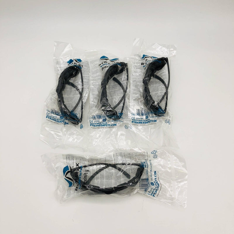 4x Pyramex SB9323ST Safety Glasses Dark Gray Anti Fog Scratch Resistant Lens 9