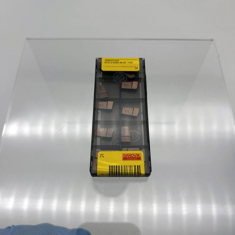 Sandvik Coromant N151.2-A185-40-4G 1125 Carbide Grooving Insert T-Max Q-Cut 10pk 6
