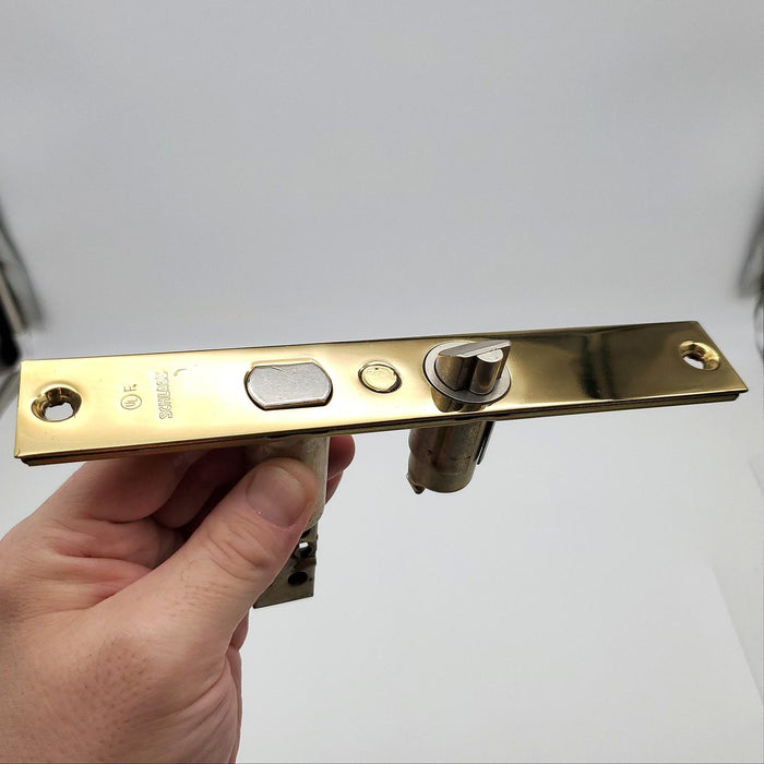 Schlage 17-004 Deadbolt Unit 2-3/8" BS Polished Brass for G Series Locksets 1