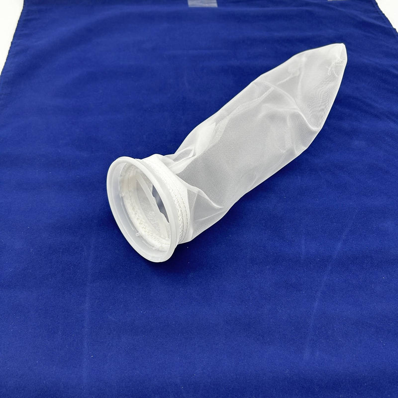 DHA NMO300P4POL/A Liquid Filter Sock Bag 4" x 14" P Flange 300 Mi Mesh Lot of 5