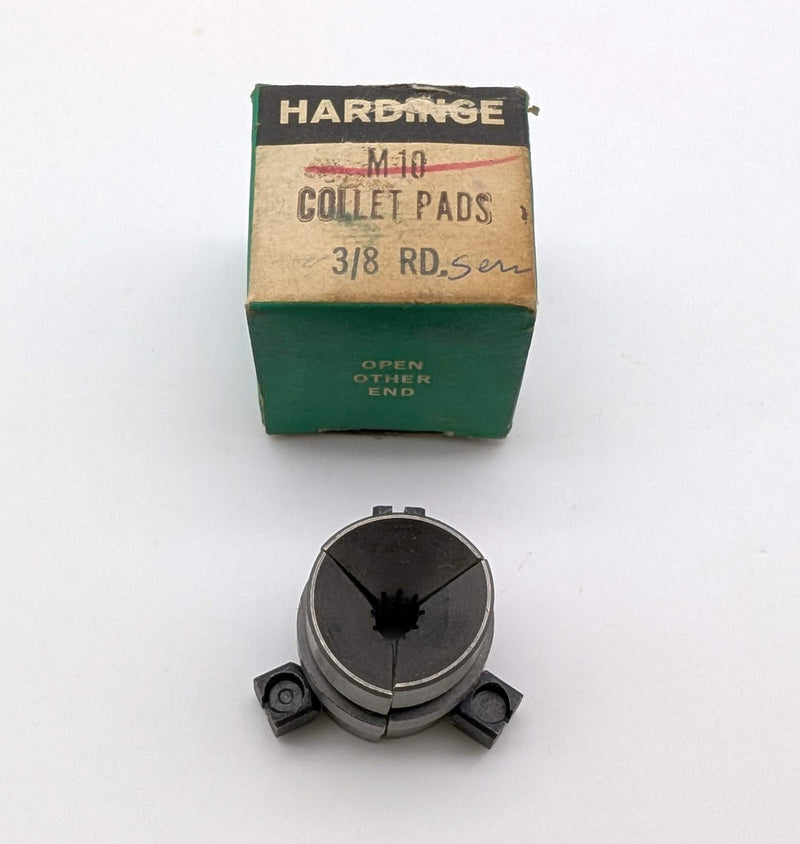 Hardinge M10 3/8" Round Serrated Collet Pads 3-Segment for M10 Collet