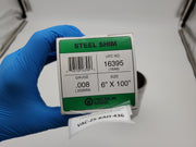 6" x 100" Steel Shim .008 Gauge .203MM Cold Rolled Precision Brands 16A8 / 16395 4