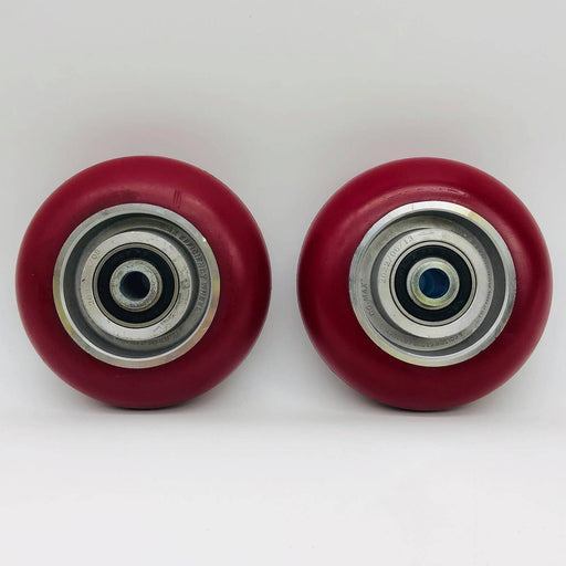 2pk Colson CG-Max Caster Wheel 5 x 2 Polyurethane On Aluminum Maroon 1000lb Capa 1