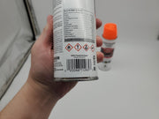 Rust-Oleum Inverted Marking Spray Paint Flourescent Orange 17oz Can Pack of 2 3