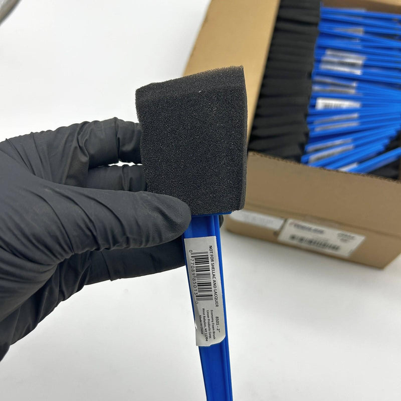 Weiler 99808 Foam Brush 2inch w/ Plastic Handle Not for Shellac Lacquer 50pk