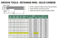 SCT GT017K-4A Grooving Tool .187 Bore 0.0175W 0.250D 0.050 Offset 0.1875 Shank 2